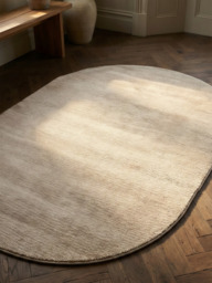 Aaruni Hand-woven Oval Rug - thumbnail 1