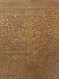 Unnati Hand-knotted Wool & Silk Persian Rug - Beige - thumbnail 4