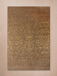 Unnati Hand-knotted Wool & Silk Persian Rug - Beige - thumbnail 2