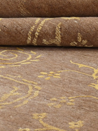 Unnati Hand-knotted Wool & Silk Persian Rug - Beige - thumbnail 5