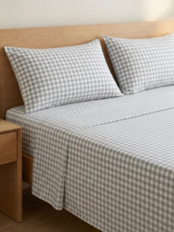Kaia Organic Cotton Flat Sheet Set - thumbnail 2