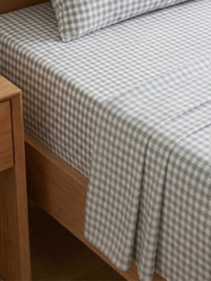 Kaia Organic Cotton Flat Sheet Set - thumbnail 4