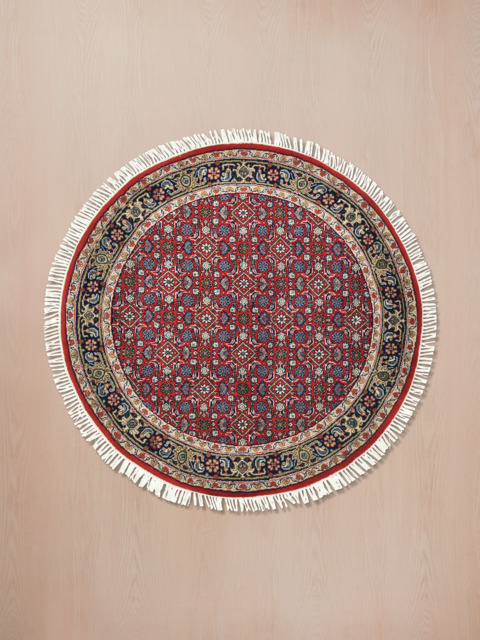 Vaari Round Hand-knotted Wool Rug - image 1