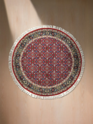 Vaari Round Hand-knotted Wool Rug - thumbnail 3