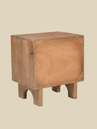 Verde Two Drawer Bedside Table - thumbnail 5