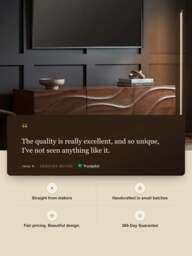 Beth Mango Wood Media Unit - thumbnail 3