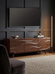 Beth Mango Wood Media Unit