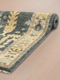 Midnight Garden Hand-knotted Wool Rug - thumbnail 4