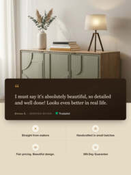 Verde Three Door Sideboard - thumbnail 3
