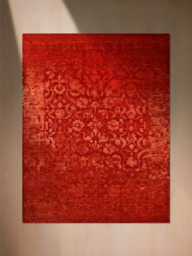 Tessara Hand-knotted Wool & Bamboo Silk Rug - thumbnail 2