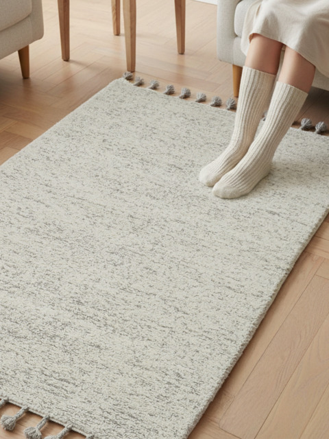 Kamil Hand-woven Bouclé Rug - 140x200 cm