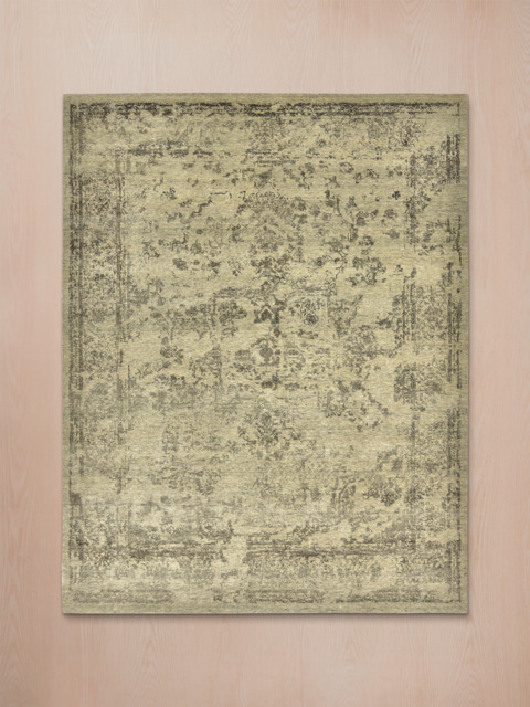 Tavik Hand-knotted Wool & Bamboo Silk Rug - image 1