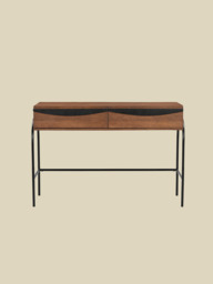 Danton Two Drawer Wooden Console Table - thumbnail 2