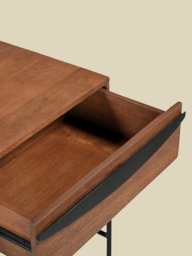 Danton Two Drawer Wooden Console Table - thumbnail 6
