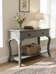 Rustic Haven Console Table - Grey