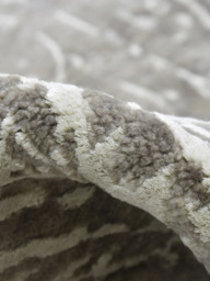 Laar Wool & Bamboo Silk Hand-Knotted Rug - Stone Grey - thumbnail 5