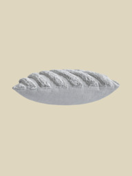 Avery Grey Cotton Cushion - thumbnail 4