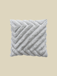 Avery Grey Cotton Cushion - thumbnail 2