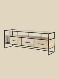 Bettina Mango Wood Media Unit - thumbnail 6