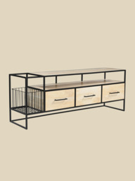 Bettina Mango Wood Media Unit - thumbnail 4