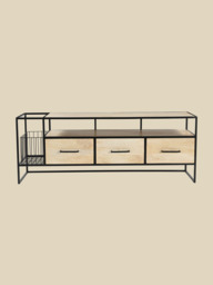 Bettina Mango Wood Media Unit - thumbnail 2