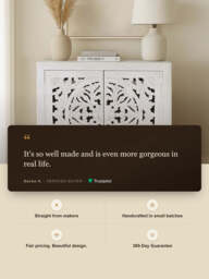 Solana Two Door Wooden Cabinet - thumbnail 3