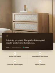 Kael Three Drawer Chest - Natural - thumbnail 3