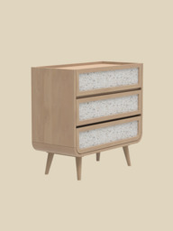 Kael Three Drawer Chest - Natural - thumbnail 4