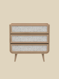 Kael Three Drawer Chest - Natural - thumbnail 2