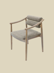 Rowan Grey Upholstered Dining Chair - thumbnail 4