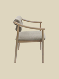 Rowan Grey Upholstered Dining Chair - thumbnail 5