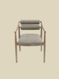 Rowan Grey Upholstered Dining Chair - thumbnail 2