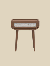 Kael Bedside Table - Walnut - thumbnail 2