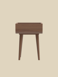 Kael Bedside Table - Walnut - thumbnail 5