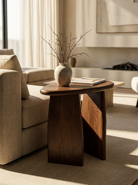 Callan Mango Wood Side Table - image 1