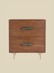 Menlo Four Drawer Wooden Chest - thumbnail 2