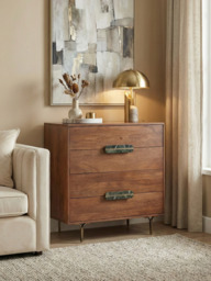 Menlo Four Drawer Wooden Chest - thumbnail 1