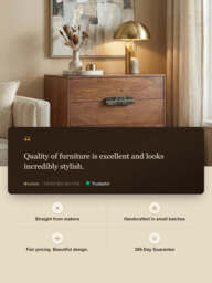 Menlo Four Drawer Wooden Chest - thumbnail 3