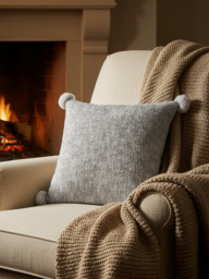 Nico Cotton Slub Cushion - thumbnail 1
