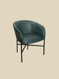 Sutton Green Upholstered Dining Chair - thumbnail 3