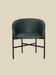 Sutton Green Upholstered Dining Chair - thumbnail 2