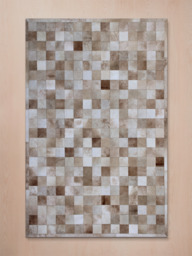 Reyan Beige Hide & Wool Rug - 160x230 cm