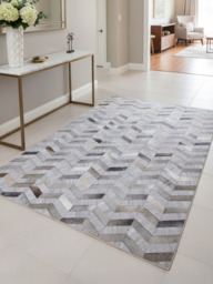 Aariz Hide & Wool Rug - thumbnail 2