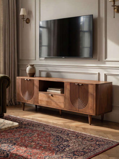 Ariso Mango Wood Media Unit - image 1