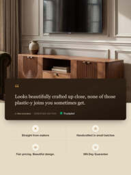 Ariso Mango Wood Media Unit - thumbnail 3