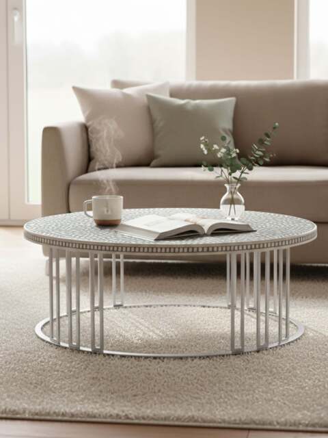 Karen Bone Inlay Coffee Table - image 1