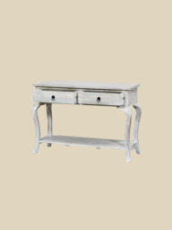 Rustic Haven Console Table - White - thumbnail 3
