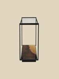 Astra Iron Console Table with Glass Top - thumbnail 4