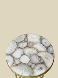 Emma Pearl Agate Side Table - thumbnail 4