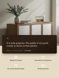 Kael Three Door Sideboard - Walnut - thumbnail 3
